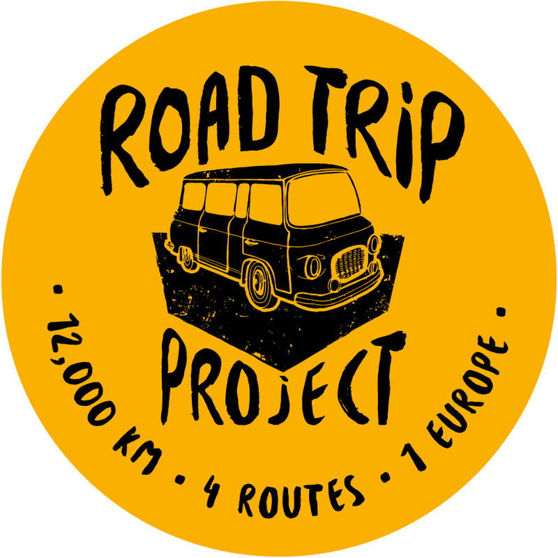 Das Bild zeigt das Road-Trip-Logo