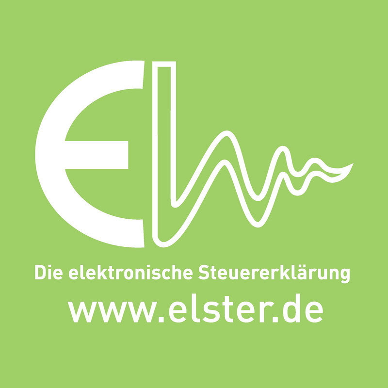 Das Bild zeigt das Elster-Logo
