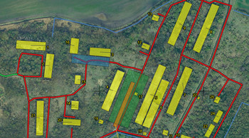 Auf dem Bild ist eine Luftaufnahme der ehemaligen Kaserne im Magdeburger Stadtteil Cracau zu sehen.