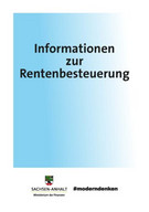 Titelbild: Auflage Juli 2024 • &#8222;Informationen zur Rentenbesteuerung&#8220;